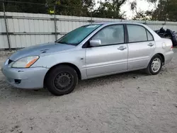 Salvage cars for sale at Hampton, VA auction: 2005 Mitsubishi Lancer ES