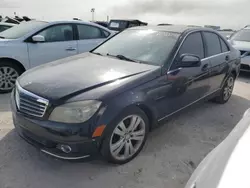 Mercedes-Benz salvage cars for sale: 2009 Mercedes-Benz C 300 4matic