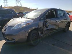 Salvage cars for sale at auction: 2015 Nissan Leaf S