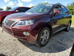 Salvage cars for sale at Riverview, FL auction: 2015 Lexus RX 350