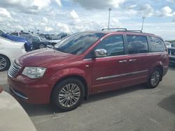 Salvage cars for sale at Riverview, FL auction: 2013 Chrysler Town & Country Touring L