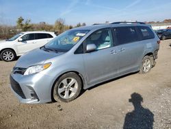 Toyota Sienna le Vehiculos salvage en venta: 2020 Toyota Sienna LE