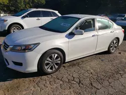 Salvage cars for sale at Austell, GA auction: 2013 Honda Accord LX