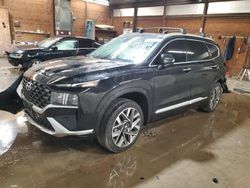 Salvage cars for sale at Ebensburg, PA auction: 2022 Hyundai Santa FE Calligraphy