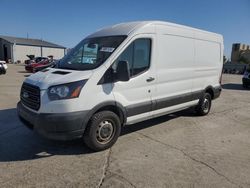 Salvage trucks for sale at Tulsa, OK auction: 2017 Ford Transit T-250