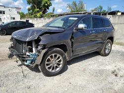 Salvage cars for sale at Opa Locka, FL auction: 2016 Jeep Grand Cherokee Limited