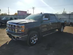 Vehiculos salvage en venta de Copart Chicago Heights, IL: 2015 Chevrolet Silverado K1500 LTZ