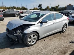 Salvage cars for sale at Bridgeton, MO auction: 2013 Hyundai Elantra GLS