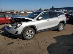 Salvage cars for sale at Woodhaven, MI auction: 2019 GMC Terrain SLE