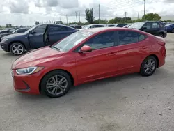 Hyundai salvage cars for sale: 2018 Hyundai Elantra SEL