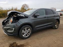 Salvage cars for sale at Columbia Station, OH auction: 2015 Ford Edge SEL