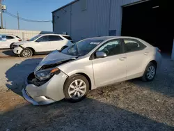 Salvage cars for sale at Jacksonville, FL auction: 2016 Toyota Corolla L