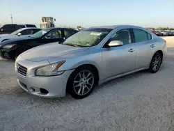 Carros dañados por inundaciones a la venta en subasta: 2010 Nissan Maxima S