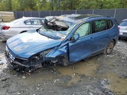 Salvage cars for sale at Waldorf, MD auction: 2018 Volkswagen Tiguan SE