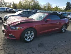 Salvage cars for sale from Copart Portland, OR: 2015 Ford Mustang