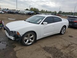 Salvage cars for sale at Woodhaven, MI auction: 2014 Dodge Charger SXT