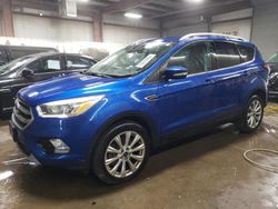 Ford Escape salvage cars for sale: 2017 Ford Escape Titanium