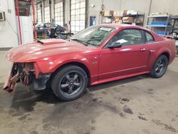 Ford salvage cars for sale: 2002 Ford Mustang GT