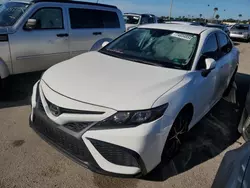 Flood-damaged cars for sale at auction: 2021 Toyota Camry SE