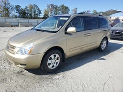 Salvage cars for sale at Spartanburg, SC auction: 2009 KIA Sedona EX