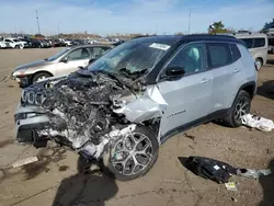 Jeep Compass salvage cars for sale: 2024 Jeep Compass Limited