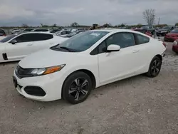 Honda Civic ex salvage cars for sale: 2015 Honda Civic EX