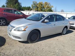 Salvage cars for sale at Finksburg, MD auction: 2015 Nissan Sentra S