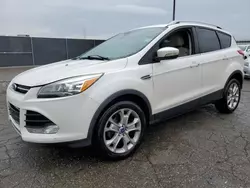 Salvage cars for sale at Woodhaven, MI auction: 2014 Ford Escape Titanium