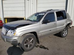 Jeep salvage cars for sale: 2004 Jeep Grand Cherokee Limited