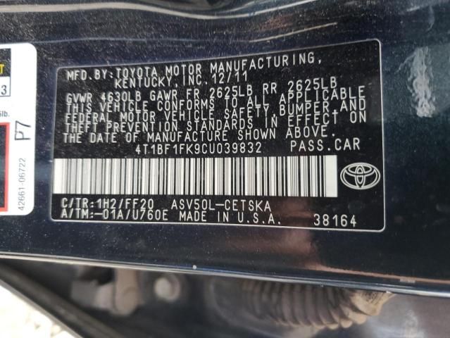 2012 Toyota Camry Base