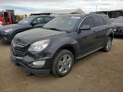 Chevrolet Vehiculos salvage en venta: 2016 Chevrolet Equinox LT