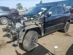 Salvage cars for sale at Woodhaven, MI auction: 2017 Jeep Grand Cherokee Summit