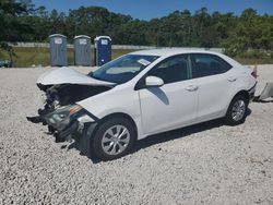 Salvage cars for sale at Houston, TX auction: 2015 Toyota Corolla L