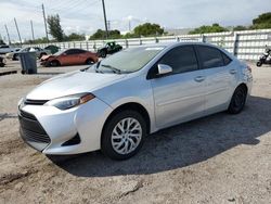 Salvage cars for sale at Miami, FL auction: 2017 Toyota Corolla L