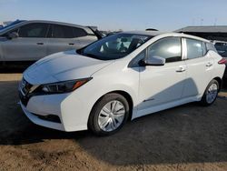 Salvage cars for sale at Brighton, CO auction: 2019 Nissan Leaf S