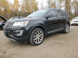 Ford salvage cars for sale: 2017 Ford Explorer Limited