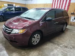 Salvage cars for sale at Kincheloe, MI auction: 2014 Honda Odyssey EXL