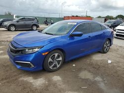 Salvage cars for sale at Homestead, FL auction: 2020 Honda Civic LX