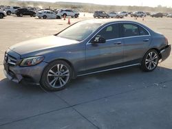 Salvage cars for sale at Grand Prairie, TX auction: 2019 Mercedes-Benz C300