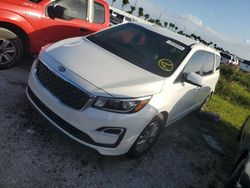 Salvage cars for sale at Riverview, FL auction: 2021 KIA Sedona LX