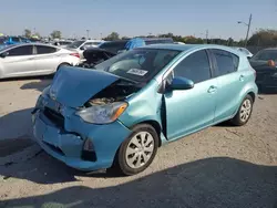 Salvage cars for sale at Indianapolis, IN auction: 2013 Toyota Prius C