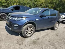 Salvage cars for sale from Copart Austell, GA: 2016 Land Rover Discovery Sport HSE