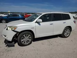 Toyota Highlander Vehiculos salvage en venta: 2009 Toyota Highlander Hybrid Limited