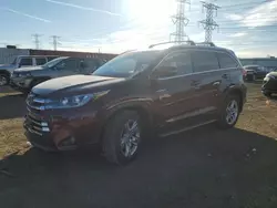 Toyota Highlander salvage cars for sale: 2018 Toyota Highlander Hybrid Limited