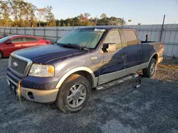 Vehiculos salvage en venta de Copart China Grove, NC: 2007 Ford F150 Supercrew