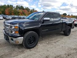 Salvage cars for sale at Mendon, MA auction: 2015 Chevrolet Silverado K1500 LT