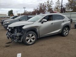 Salvage cars for sale at New Britain, CT auction: 2017 Lexus NX 200T Base