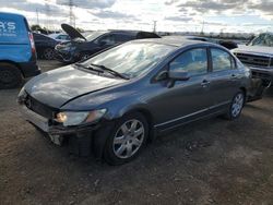 Salvage cars for sale at Elgin, IL auction: 2010 Honda Civic LX