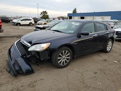 Salvage cars for sale at Woodhaven, MI auction: 2012 Chrysler 200 Touring