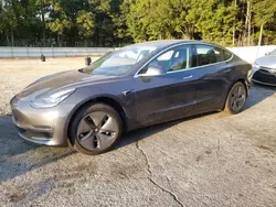 Salvage cars for sale at Austell, GA auction: 2018 Tesla Model 3